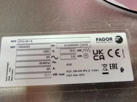 Пароконвектомат Fagor CPW-061 E Пароконвектомат Fagor CPW-061 E